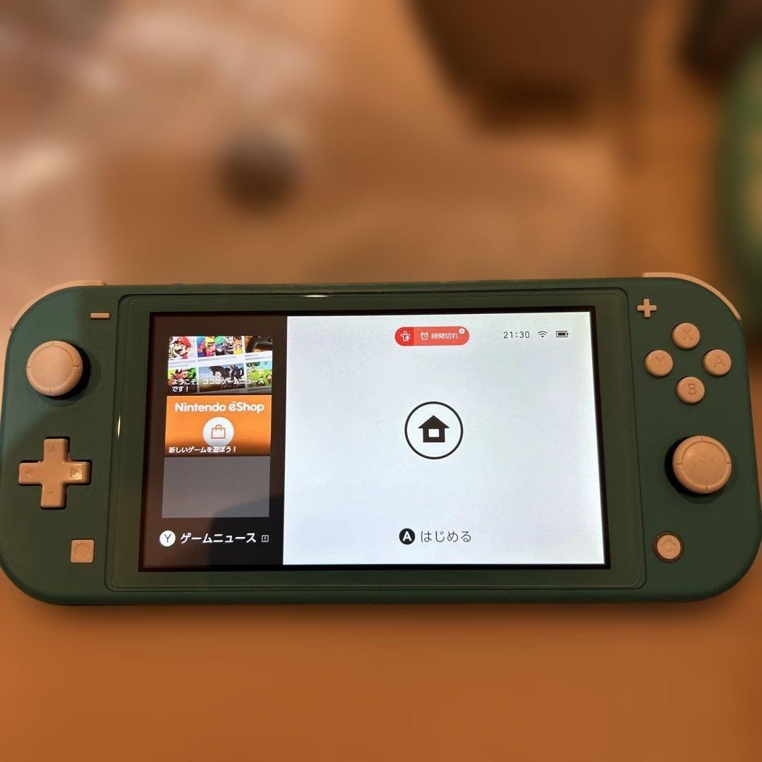 Nintendo Switch Lite ターコイズ　ケース付き。