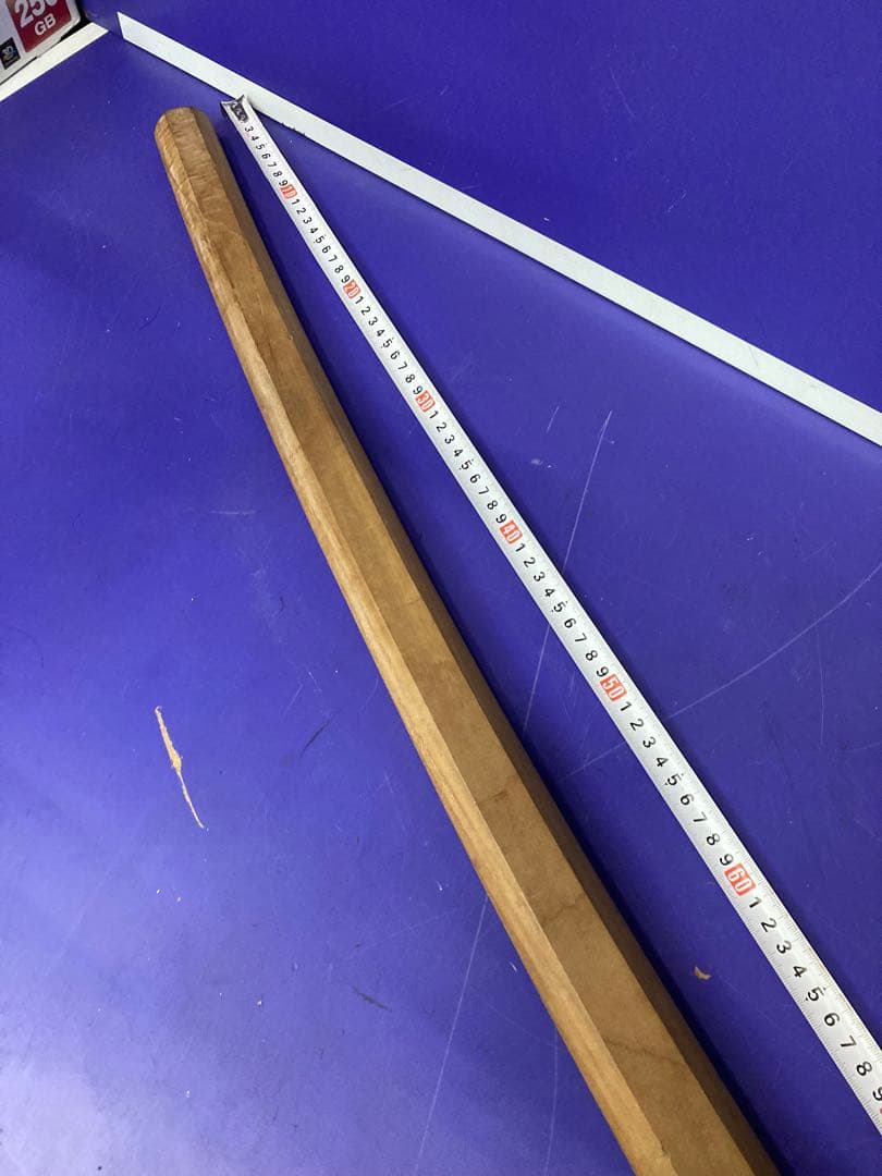 G）模造刀 白鞘 太刀 全長約103センチ 高級