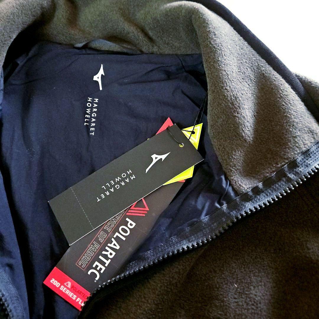 タグ付新品⭐マーガレットハウエル ミズノ マイクロフリースジャケット カーキ 2