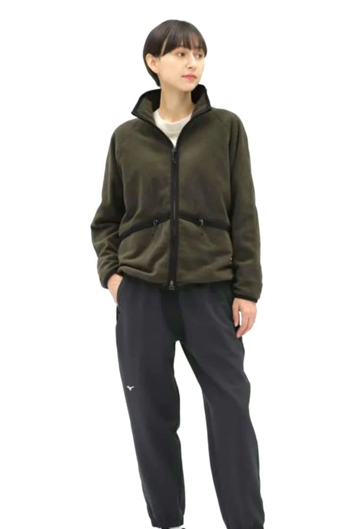 タグ付新品⭐マーガレットハウエル ミズノ マイクロフリースジャケット カーキ 2