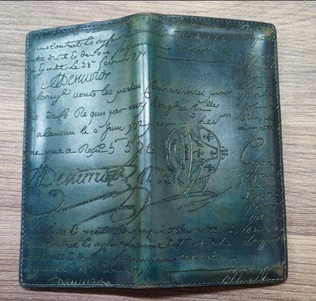 美品　ベルルッティ Berluti 財布 長財布　札入れ カリグラフィー