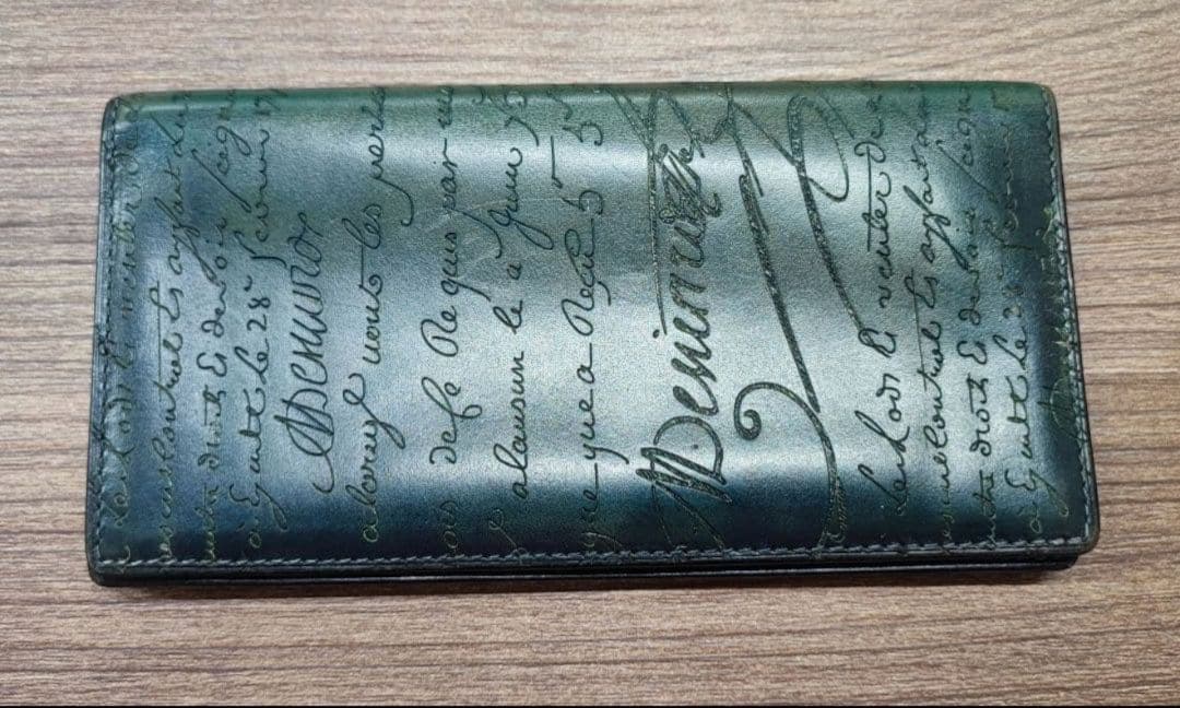美品　ベルルッティ Berluti 財布 長財布　札入れ カリグラフィー