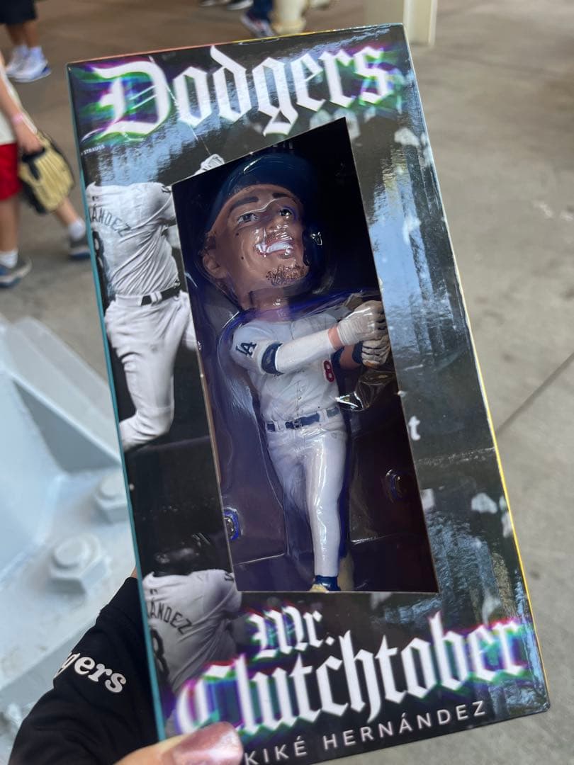 ドジャースKike Hernández ボブルヘッド　【8/31来場者配布品】