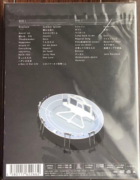 新品未開封 初回プレス 嵐/ARASHI 10-11 TOUR\"Scene\"