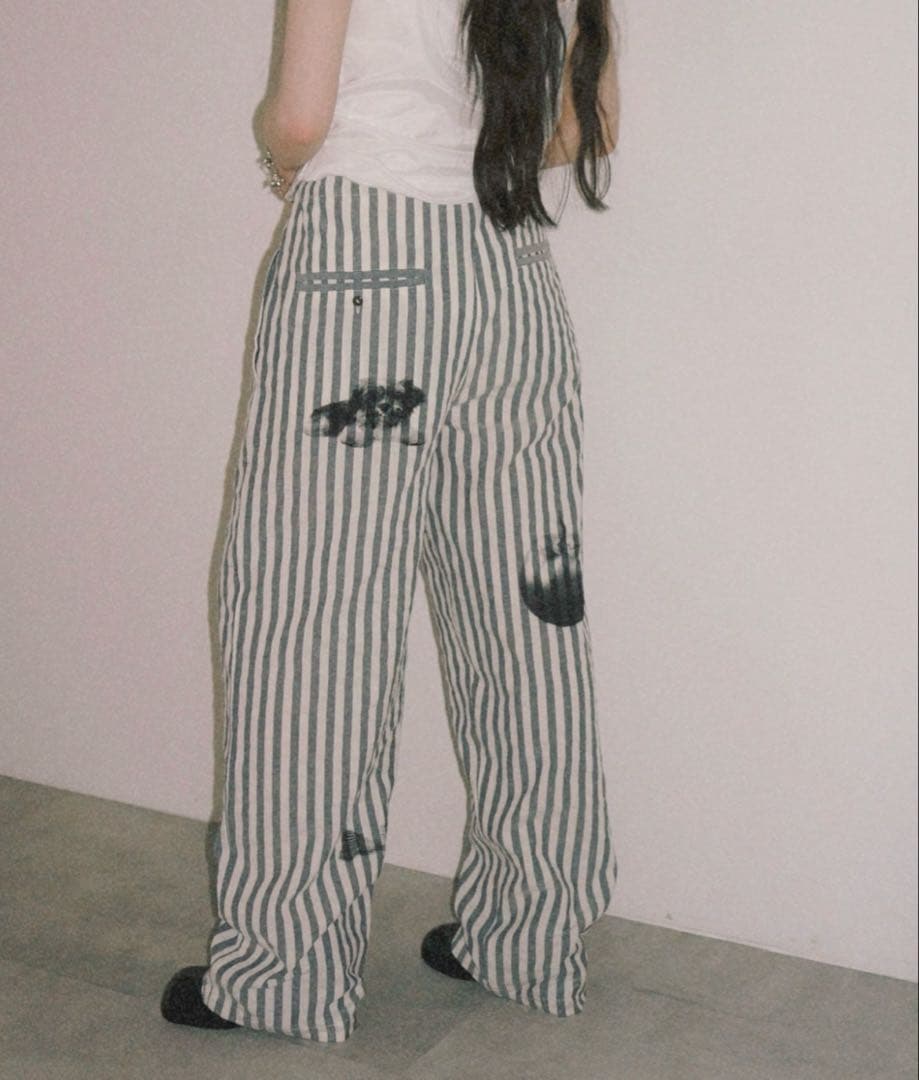 igi グラフィックプリントパジャマパンツ