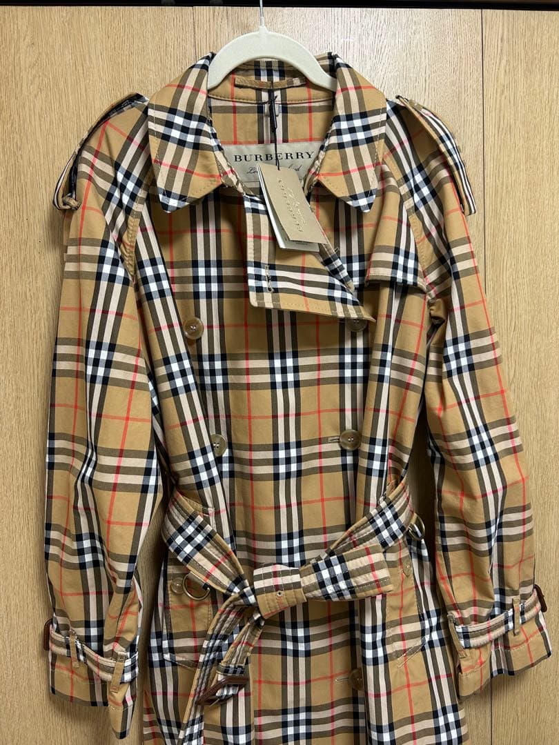 BURBERRY ベージュ チェック トレンチコート uk10