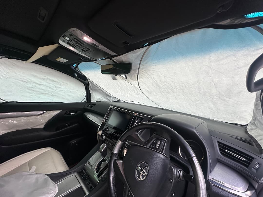 アルファード30純正日除け