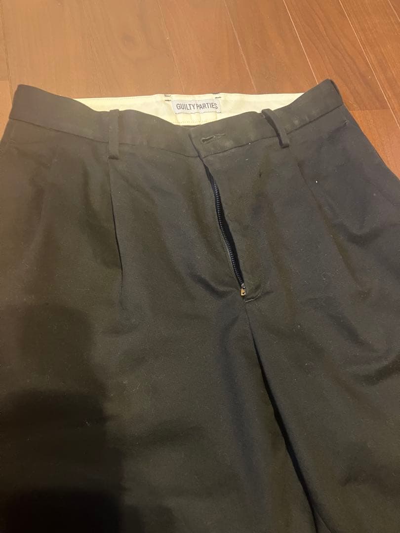 ワコマリア定番チノトラウザーズタイプ1ブラックディッキーズleeラングラー