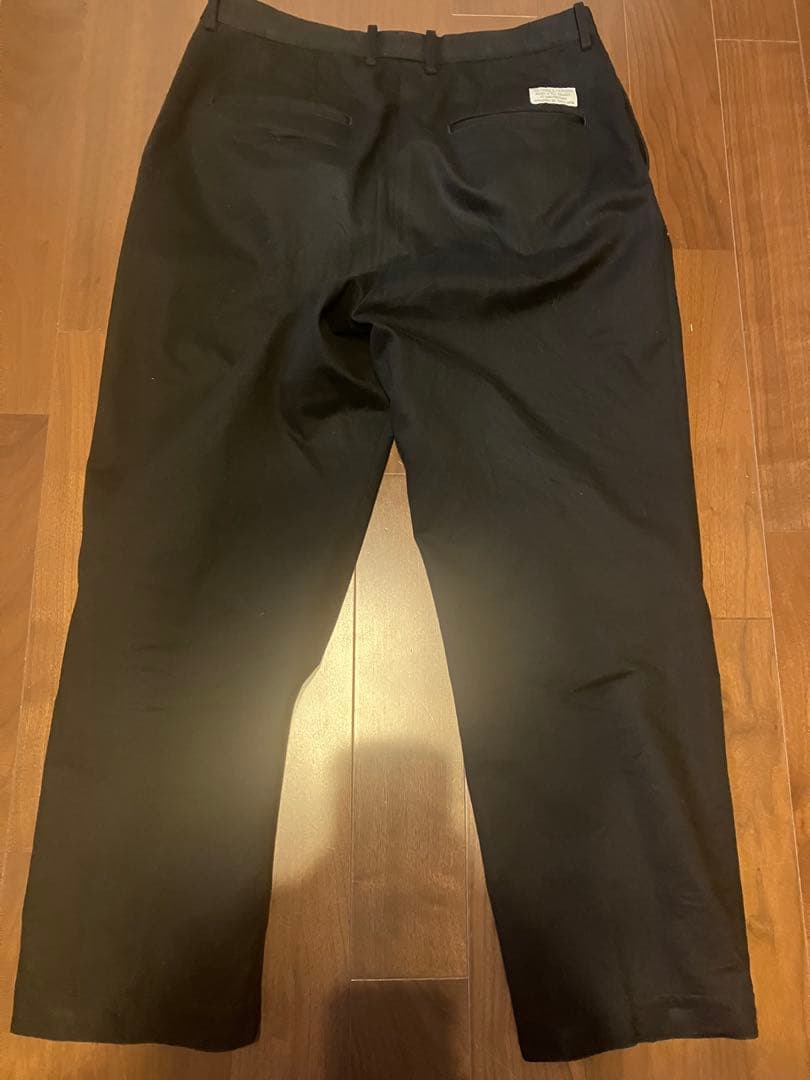 ワコマリア定番チノトラウザーズタイプ1ブラックディッキーズleeラングラー