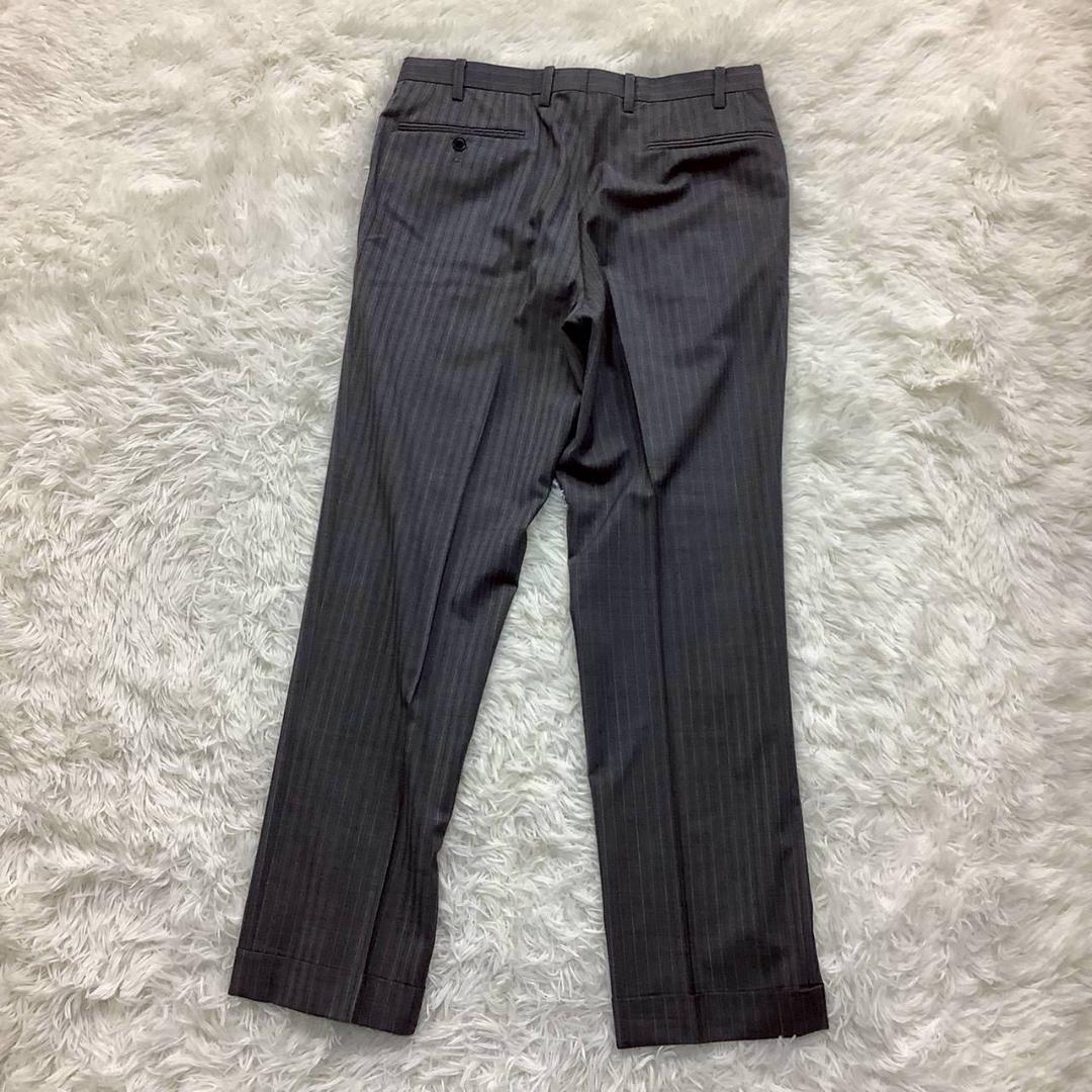 バーバリー セットアップ ウール イタリア生地 ストライプ 秋冬 メンズ