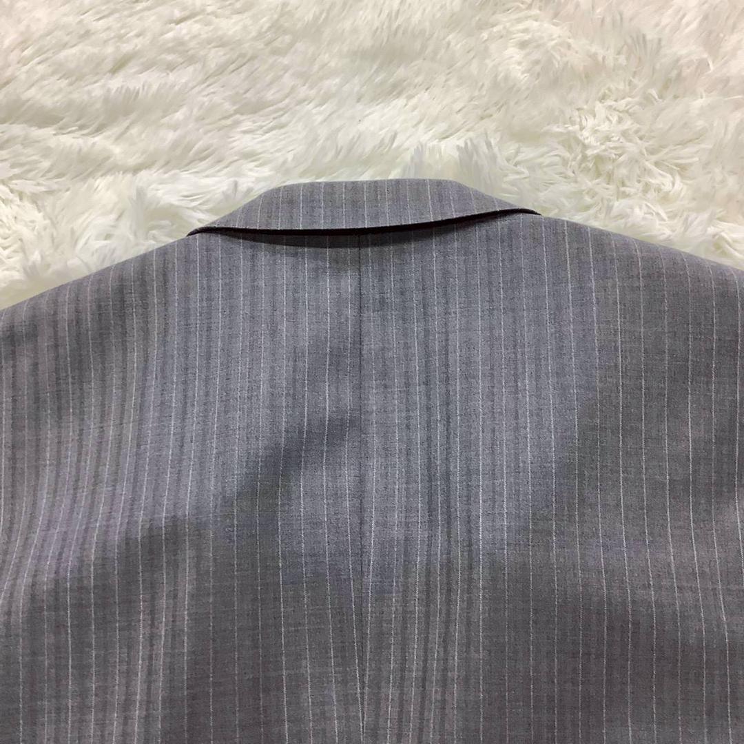 バーバリー セットアップ ウール イタリア生地 ストライプ 秋冬 メンズ