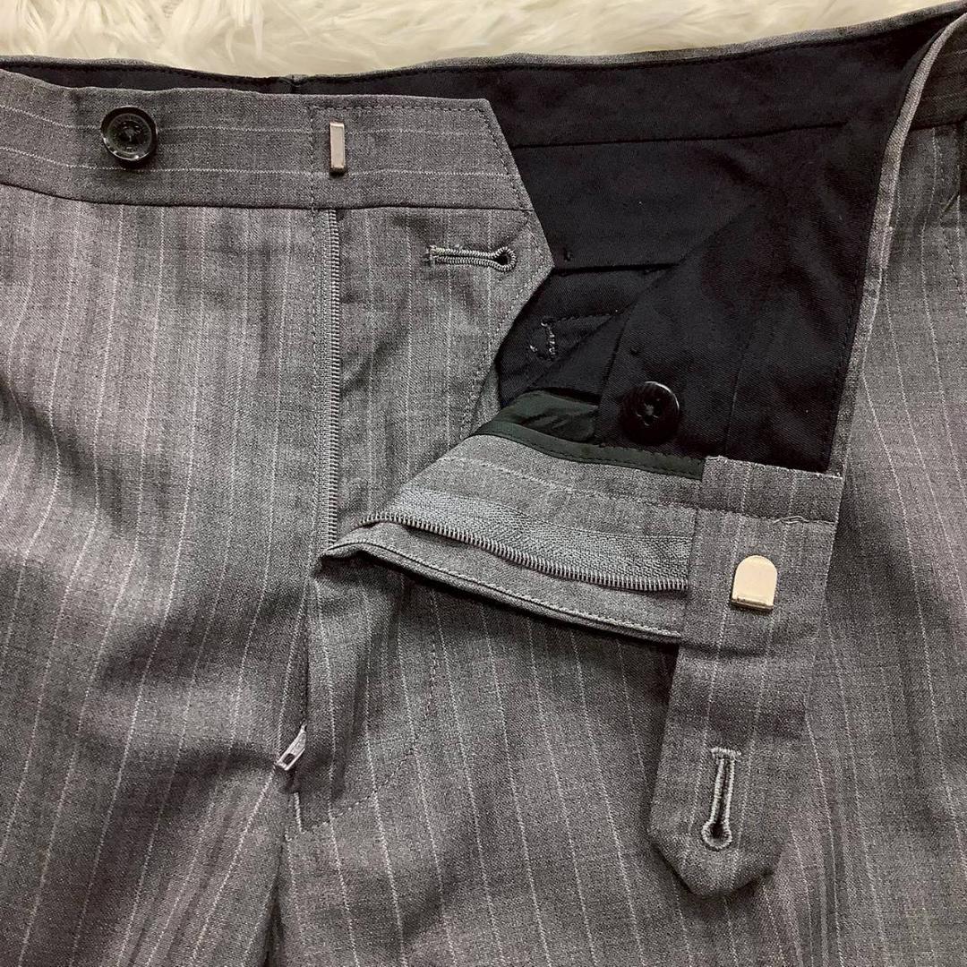 バーバリー セットアップ ウール イタリア生地 ストライプ 秋冬 メンズ