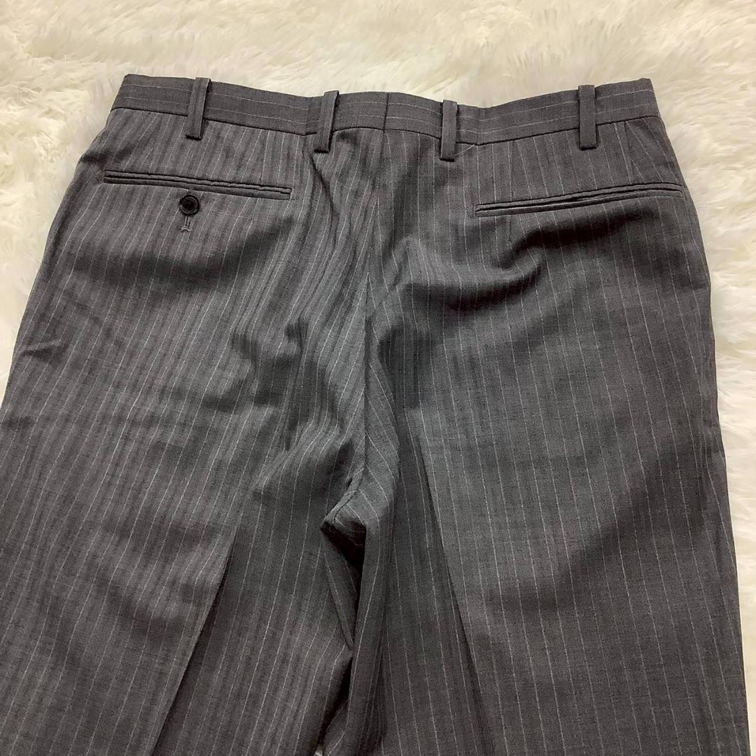 バーバリー セットアップ ウール イタリア生地 ストライプ 秋冬 メンズ