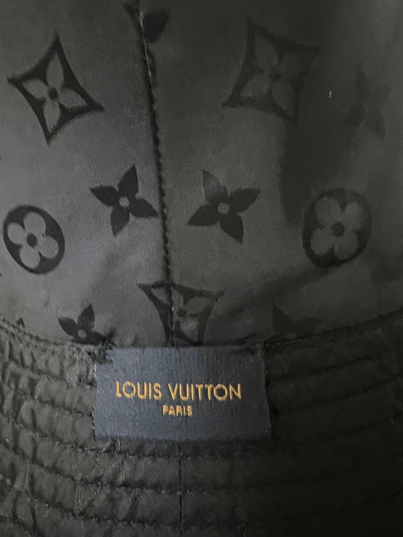 魂美品★ルイヴィトン★M76720 ボブ・モノグラムリバーシブルハットS