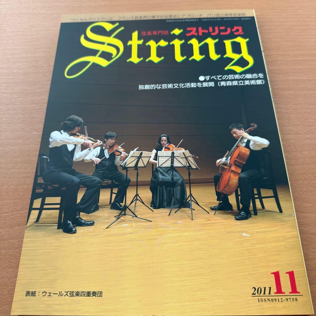 【超希少】ストリング STRING 弦楽専門誌 2011年全巻セット レトロ雑誌