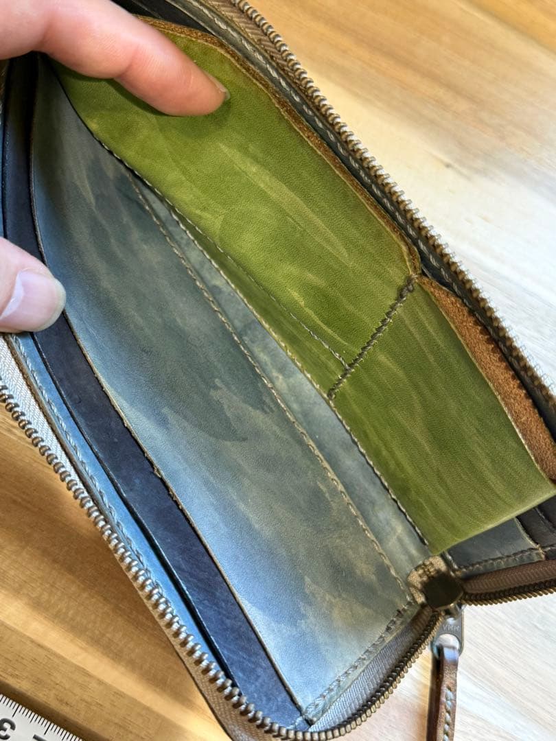 レザー製eri’s Art 長財布