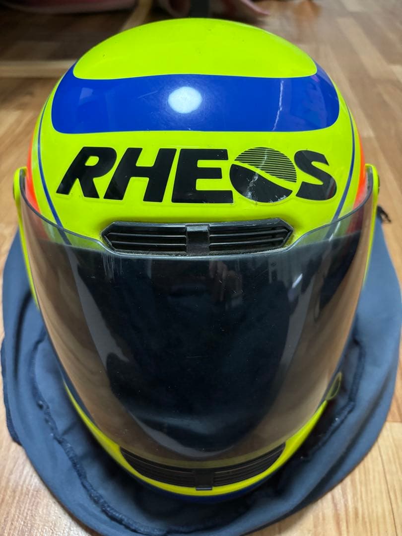 RHEOS フルフェイスヘルメット 蛍光イエロー