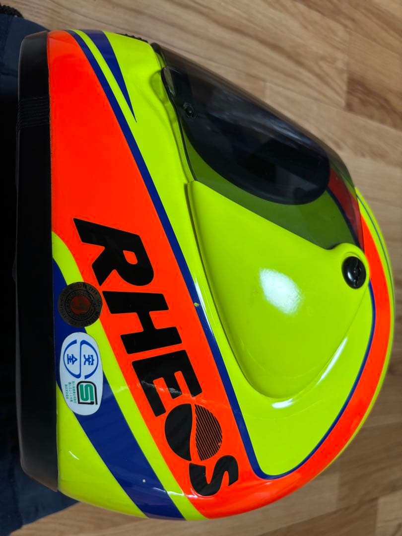 RHEOS フルフェイスヘルメット 蛍光イエロー