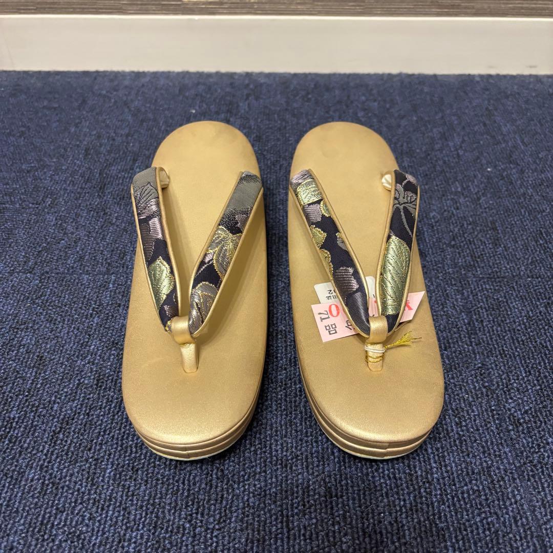 金鷲本舗 謹製 キンワシ印 バッグ・草履セット 箱付き 和装 着物 訪問着 振袖