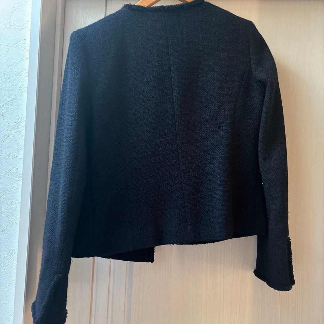 ベイジ BEIGE CAMBON ツイードジャケット ネイビー　M サイズ4