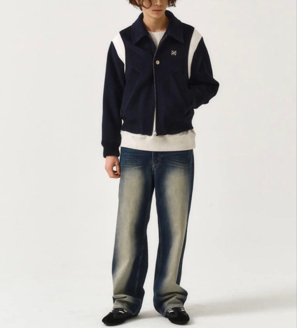 ジャケット・アウター SATUR Percy Wool Blend Varsity Jacket