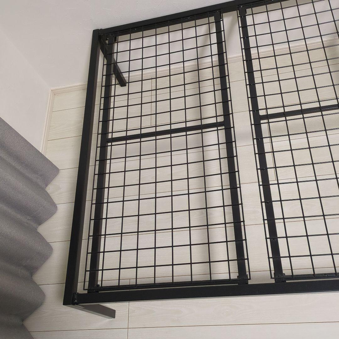 ニトリ シングル ベッドフレーム ブラック