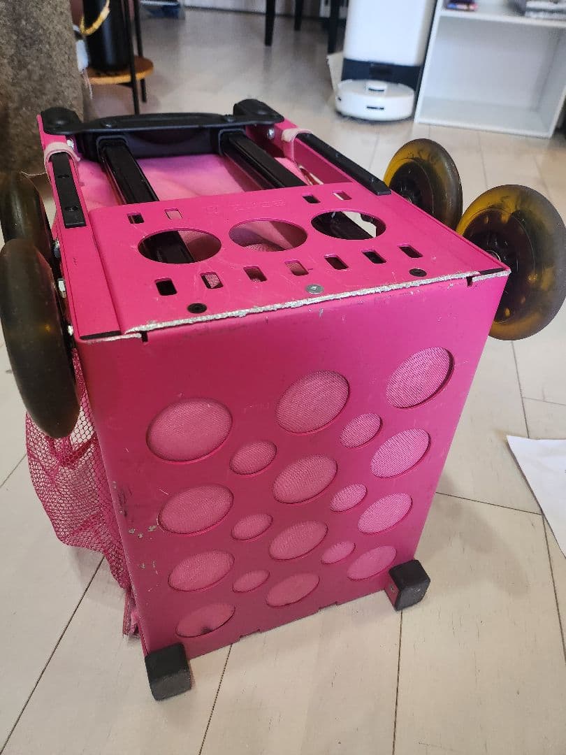 Zuca スポーツ　ピンク 花柄 キャリーケース