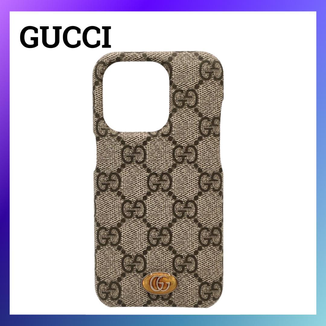 GUCCI グッチ 753610 GGスプリーム iPhone14PROケース