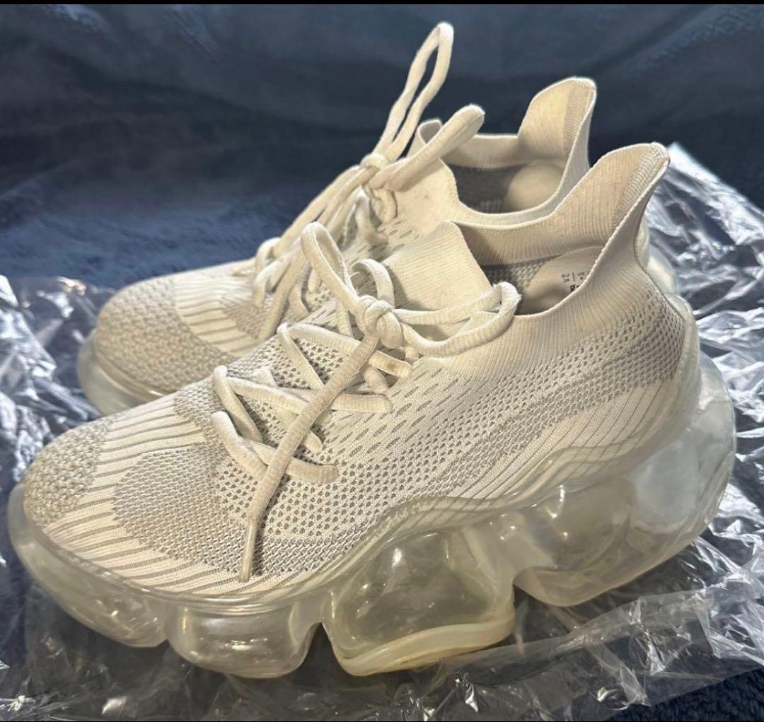 Grounds MOOPIE ホワイトグレー　スニーカー