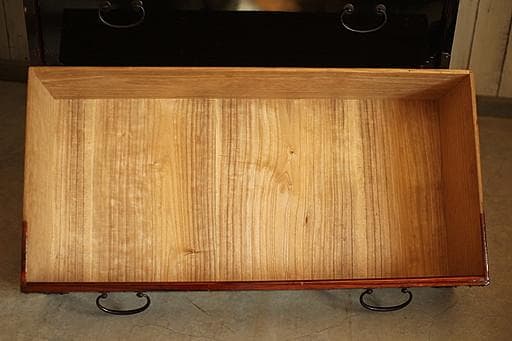 綺麗な庄内時代箪笥　5段　総桐材　タンス　収納　古家具　古民家　時代家具