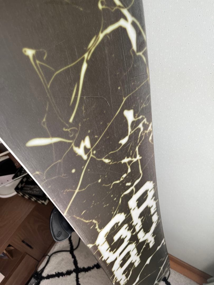 r*1様 R.P.M. 52 スノーボード イエロー/ブラック バインディング付