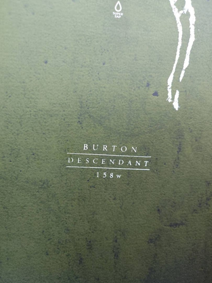 スノーボード BURTON DESCENT 158w BURTON CUSTOM