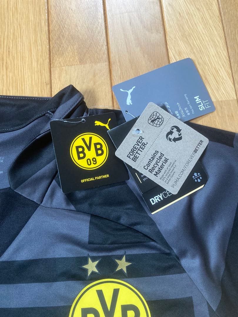 PUMA ボルシア・ドルトムント 長袖ジャージ ニットトップ　M