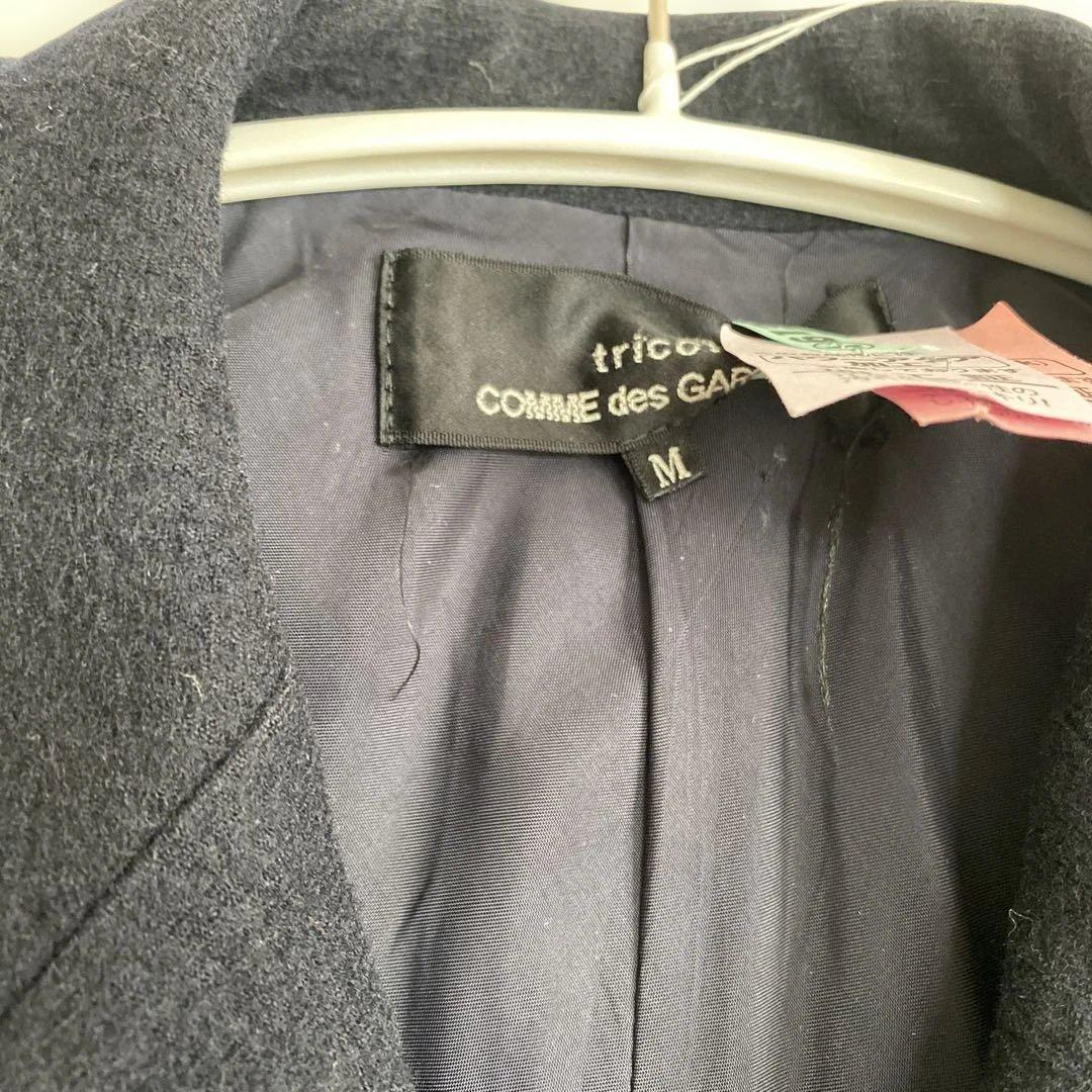COMME des GARÇONS ネイビー テーラードジャケット M