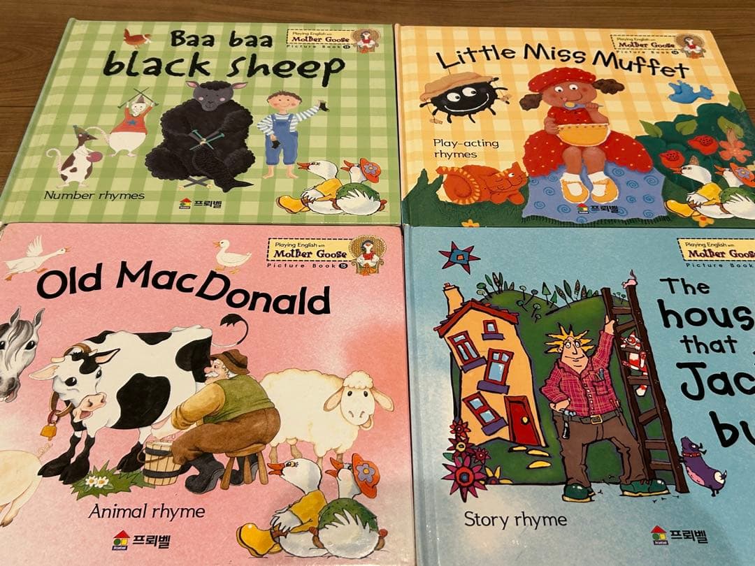 韓国マザーグース 英語教材 #幼児向け英語本16冊　CD8枚 프뢰벨마더구스