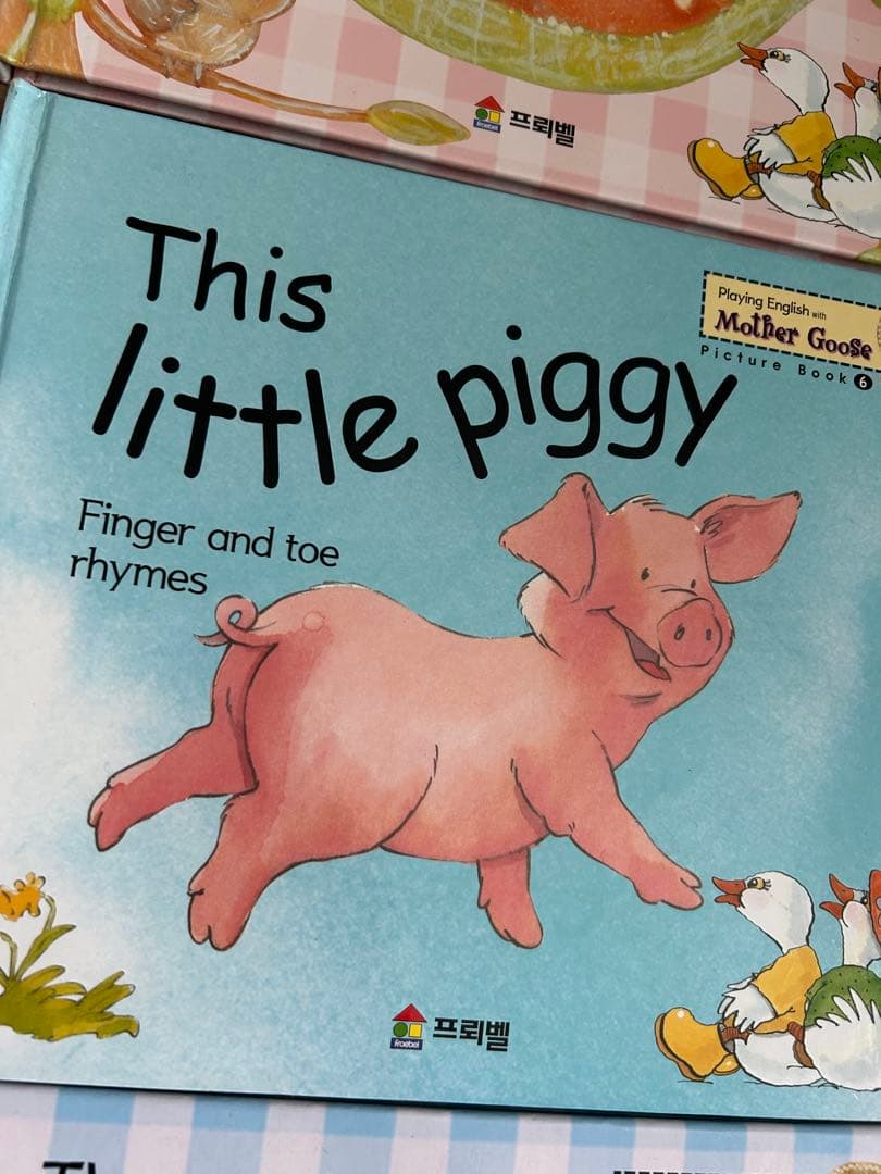韓国マザーグース 英語教材 #幼児向け英語本16冊　CD8枚 프뢰벨마더구스