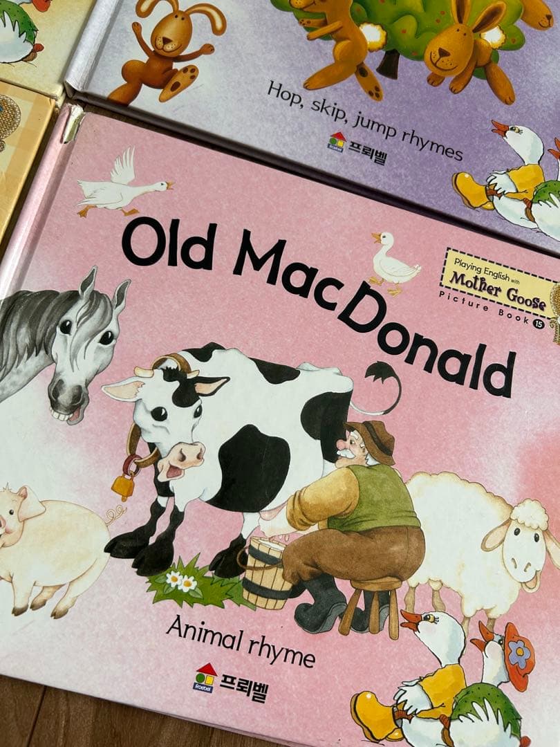 韓国マザーグース 英語教材 #幼児向け英語本16冊　CD8枚 프뢰벨마더구스