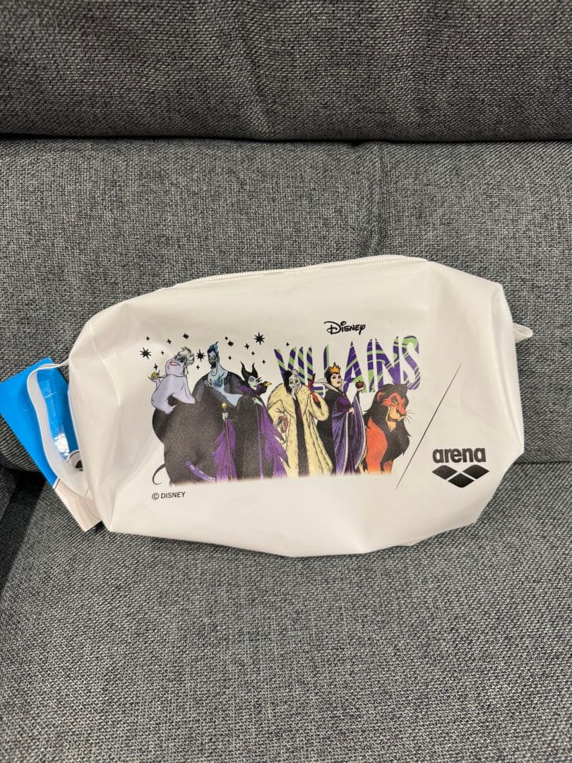 arena ディズニーヴィランズ 練習用水着 キャップ プルーフバッグ3点セット