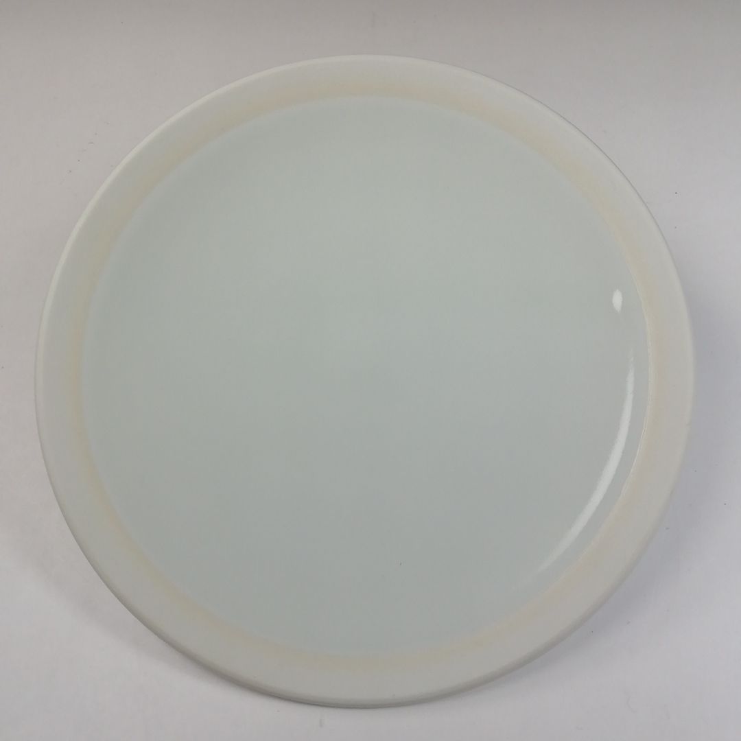 Ｔ１９３　水指　『染付　岩竹』『押小路窯　庄左ェ門』　共箱　茶道具