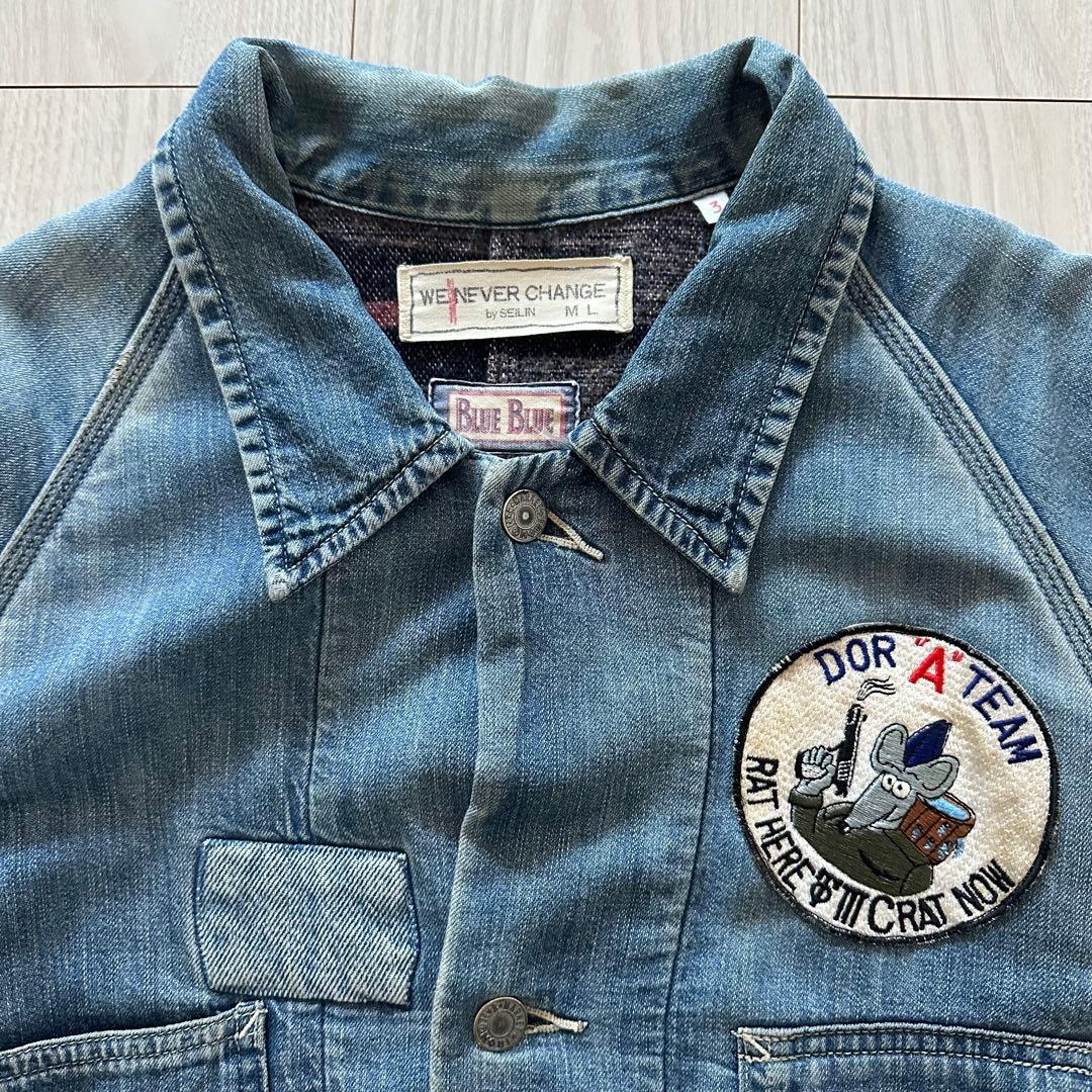 BLUE BLUE ブルーブルー　カバーオール　サイズ3 L相当