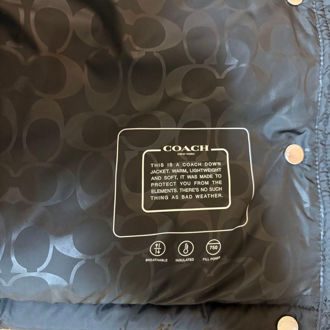 【未使用級】Cロゴ コーチダウンベスト S