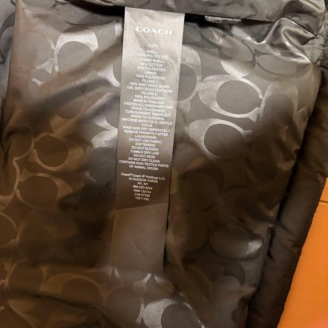 【未使用級】Cロゴ コーチダウンベスト S