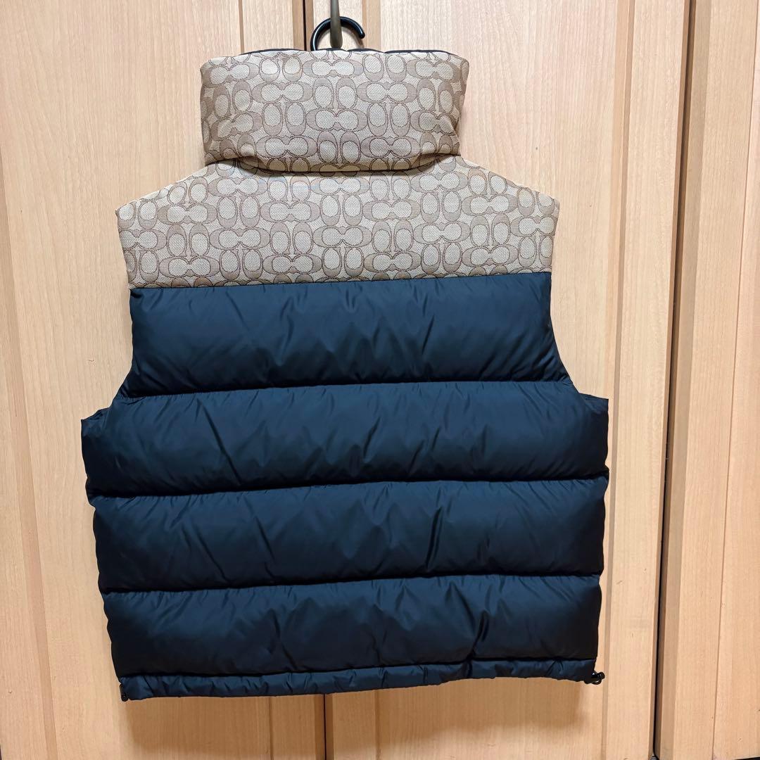 【未使用級】Cロゴ コーチダウンベスト S