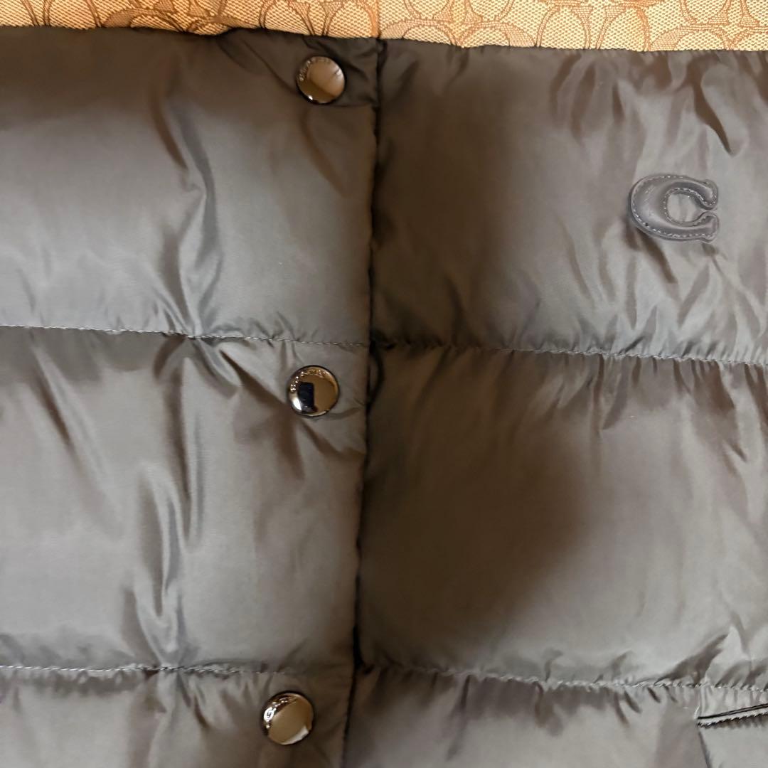 【未使用級】Cロゴ コーチダウンベスト S