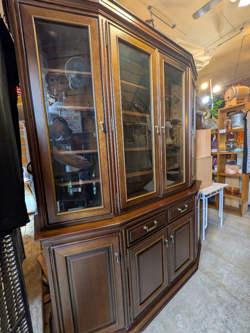 maruni ロイヤル  キャビネット 本棚 130万円定価 マルニ