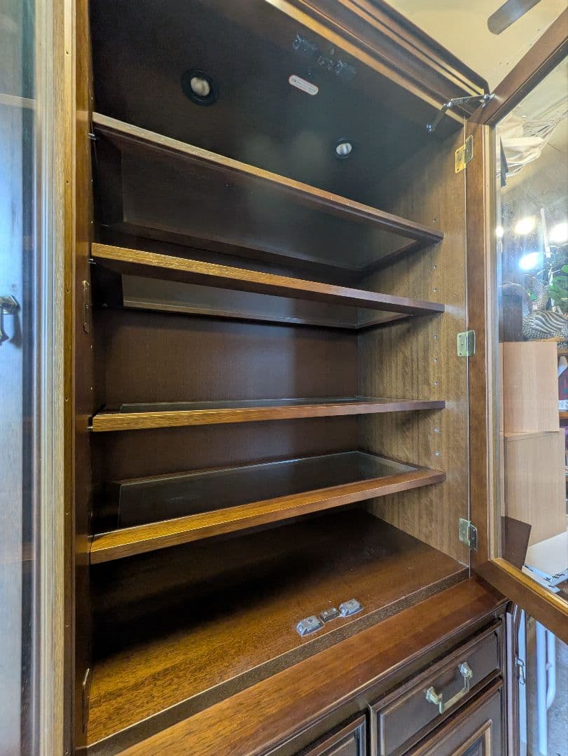 maruni ロイヤル  キャビネット 本棚 130万円定価 マルニ