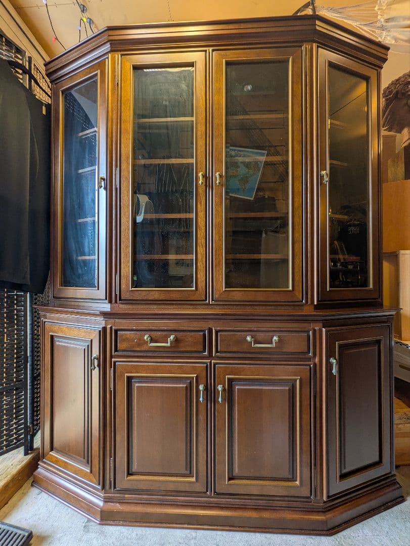 maruni ロイヤル  キャビネット 本棚 130万円定価 マルニ