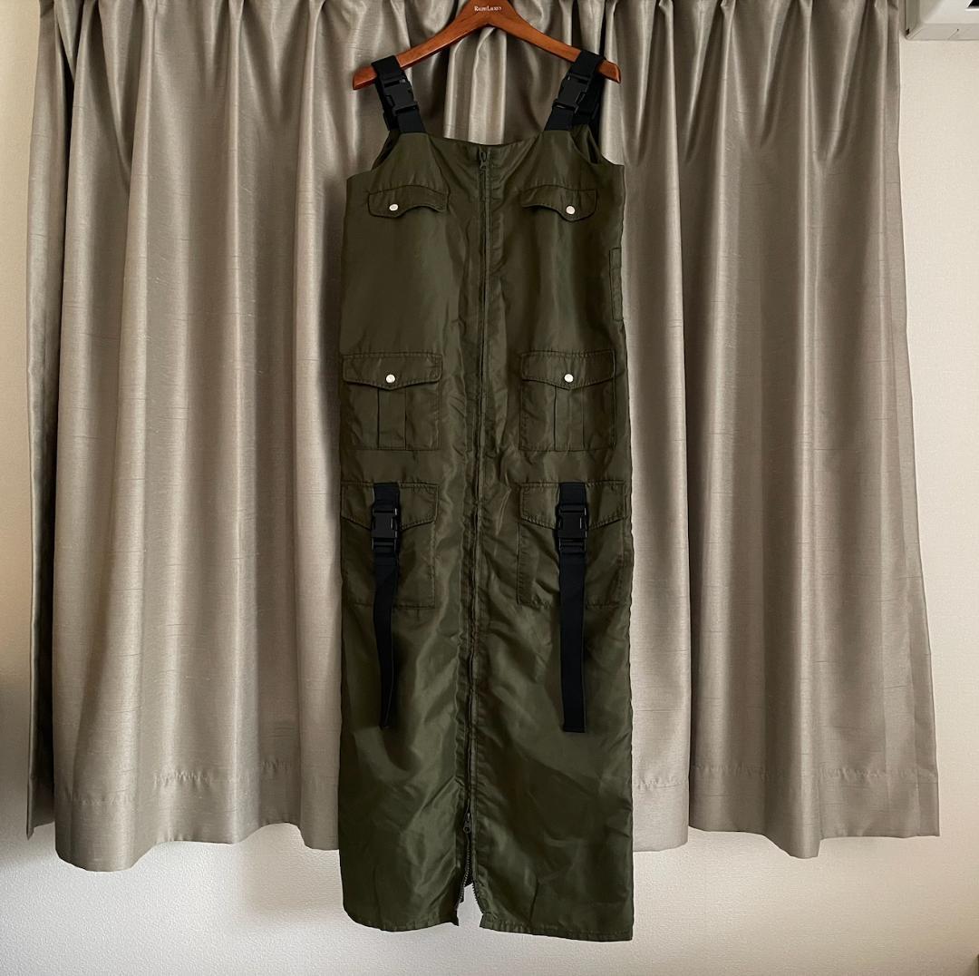 【AMERI/アメリ】MILITARY WORK I LINE DRESS