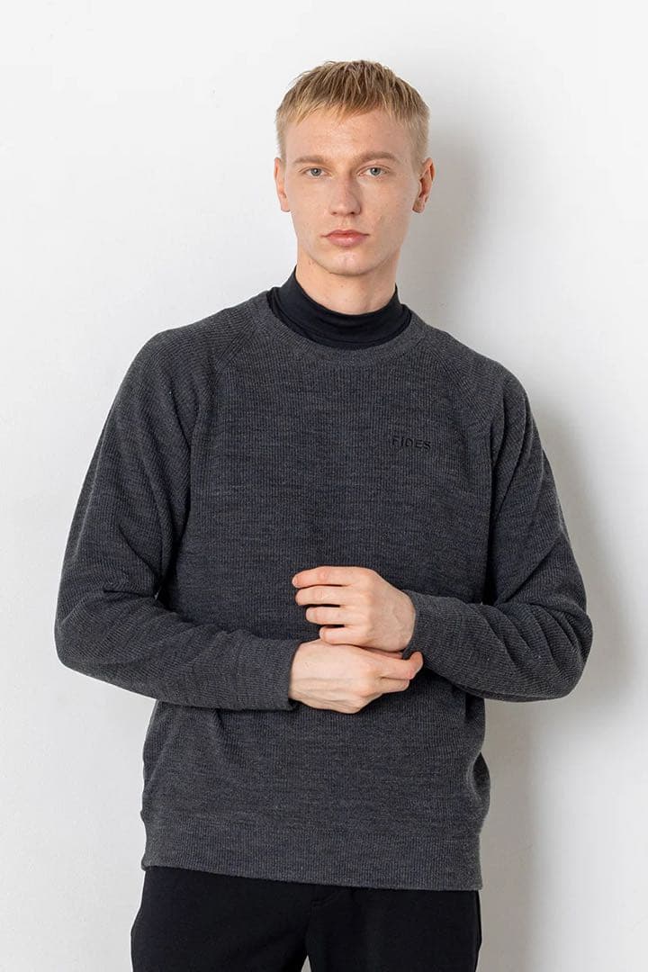 FIDES GOLF CREW NECK LINING KNIT サイズ　L