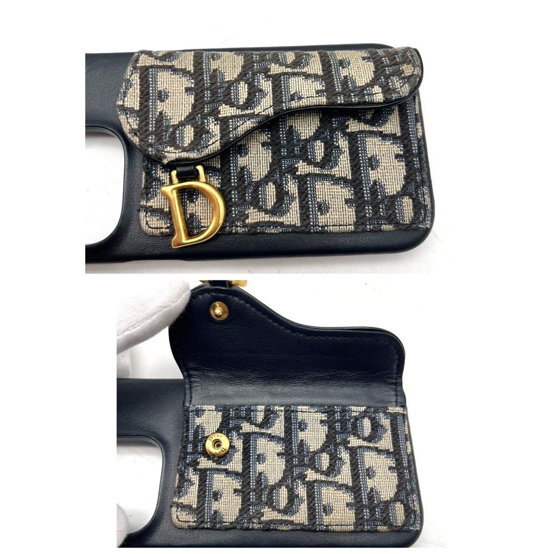 美品✨Dior クリスチャンディオール iPhoneケース14PRO オブリーク